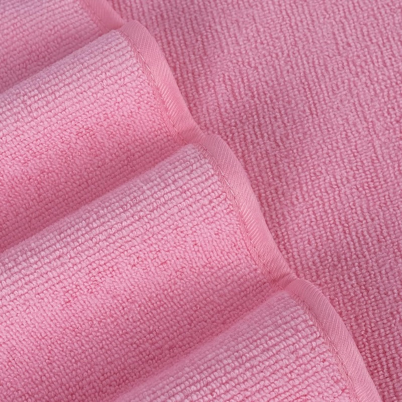 Microfiber Quick Dry Lint Free Bath Towel 57 x 30in Pack of 4 Pink