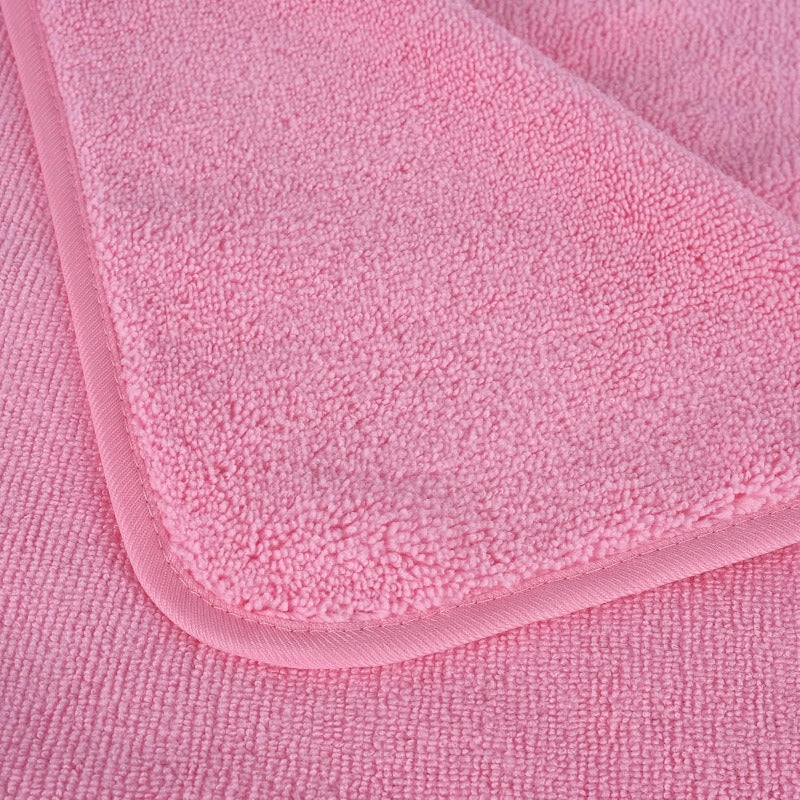 Microfiber Quick Dry Lint Free Bath Towel 57 x 30in Pack of 4 Pink