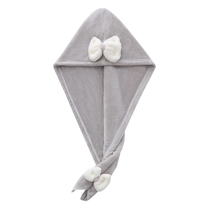 Butterfly Tail Hair Drying Cap | Absorbent and Breathable Nano Velvet, Soft and Cute, Contemporary Style Headscarf