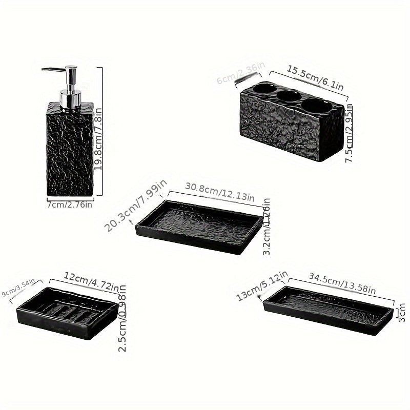 Luxury toothbrush holder \u002F bathroom wash set \u002F wash basin \u002F mouthwash cup storage tray