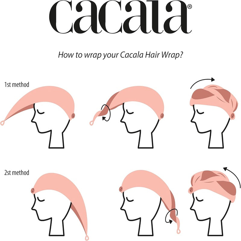 3pcs Terry Cloth Shower Cap for Women | Luxurious Hair Towel Wrap - Non-Frizz