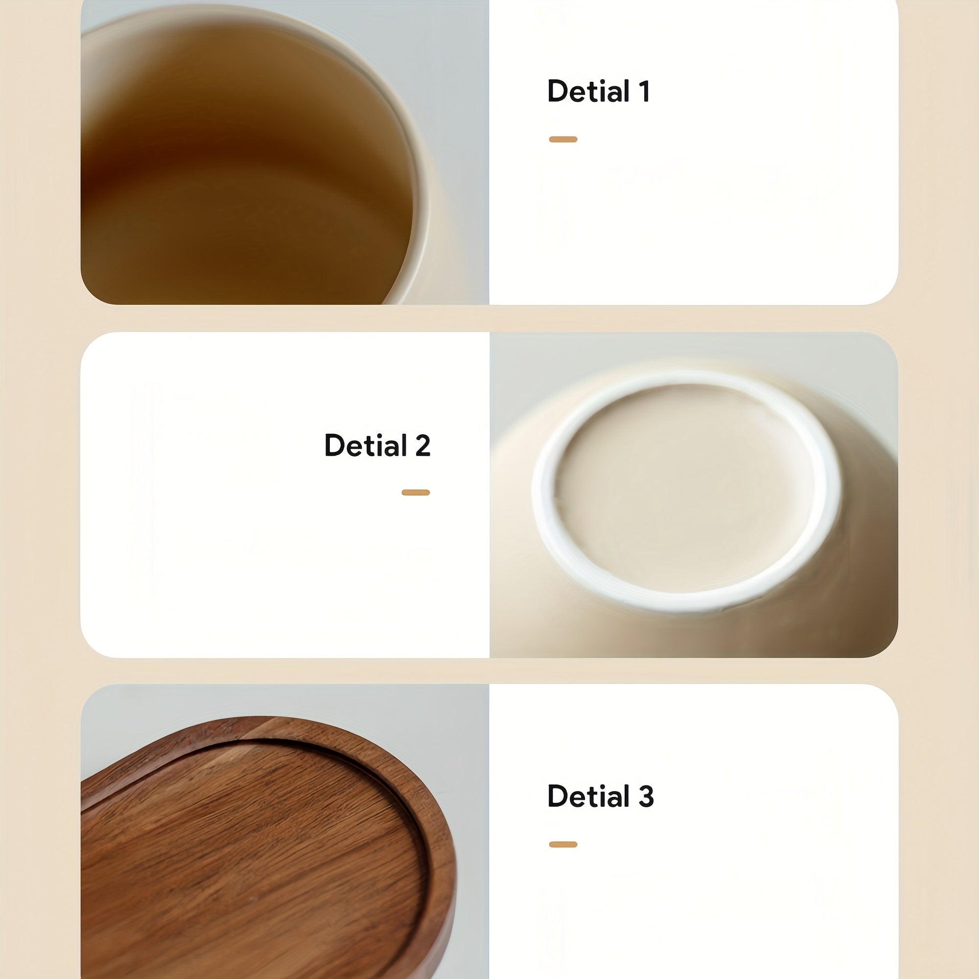 Modern Ceramic Toothbrush Holder & Mouthwash Cup 2-in-1 Set with Eggshell-Shaped Cups & Wood Tray