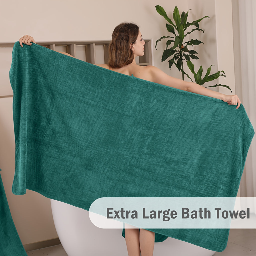 4 Pack XL Bath Towels 4 Pack Oversized Bath Towels Set, 35\