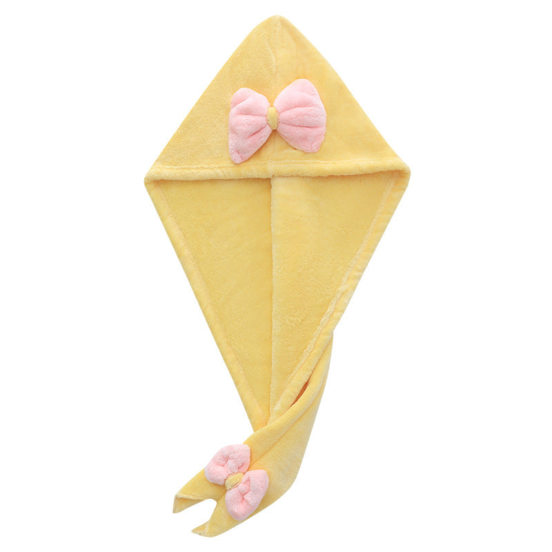 Butterfly Tail Hair Drying Cap | Absorbent and Breathable Nano Velvet, Soft and Cute, Contemporary Style Headscarf