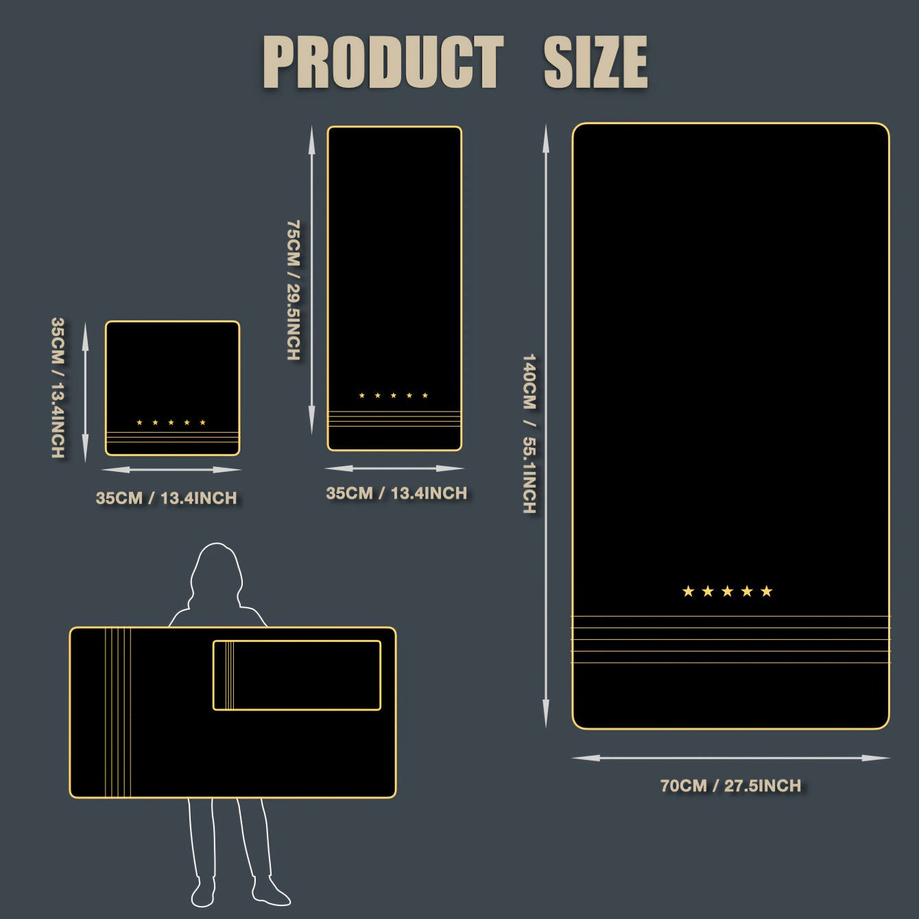 12pcs Set of Ultra-Soft Luxury Golden Thread Coral Washcloth Towel Bath Towel Set