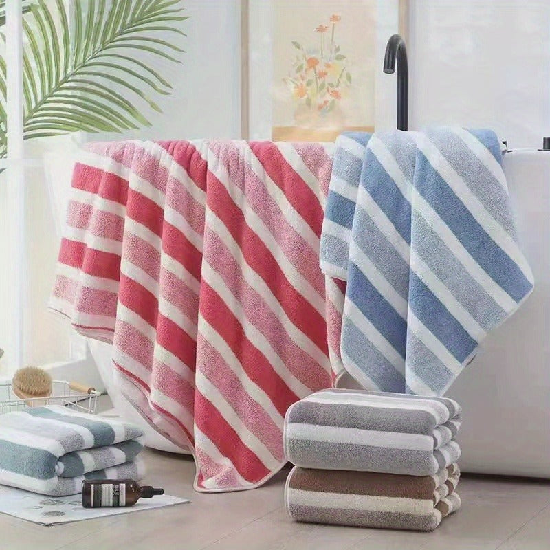 3pcs Luxury Bath Towel Set - Super Absorbent & Ultra-Soft 5-Star Hotel Standard