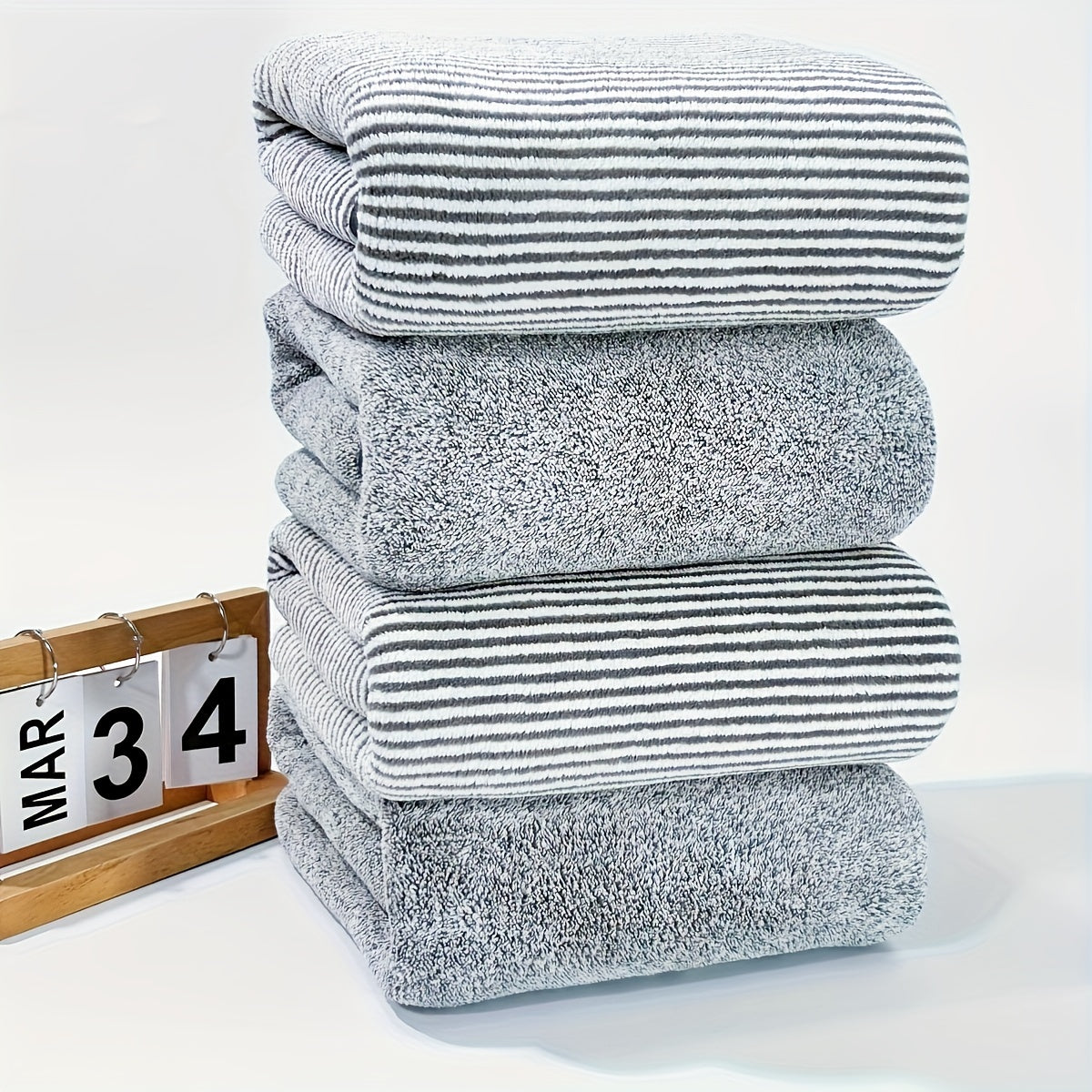 Super Fine Bath Towel 4pcs Super Fine Fiber Bath Towel Set
