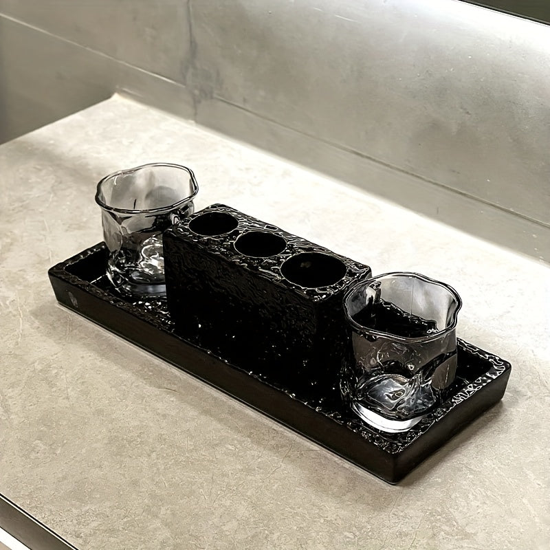 Luxury toothbrush holder \u002F bathroom wash set \u002F wash basin \u002F mouthwash cup storage tray