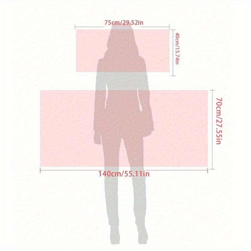 Modern Minimalist 100-Character Ladder Towel and Bath Towel Set | Elegant Couple Towels